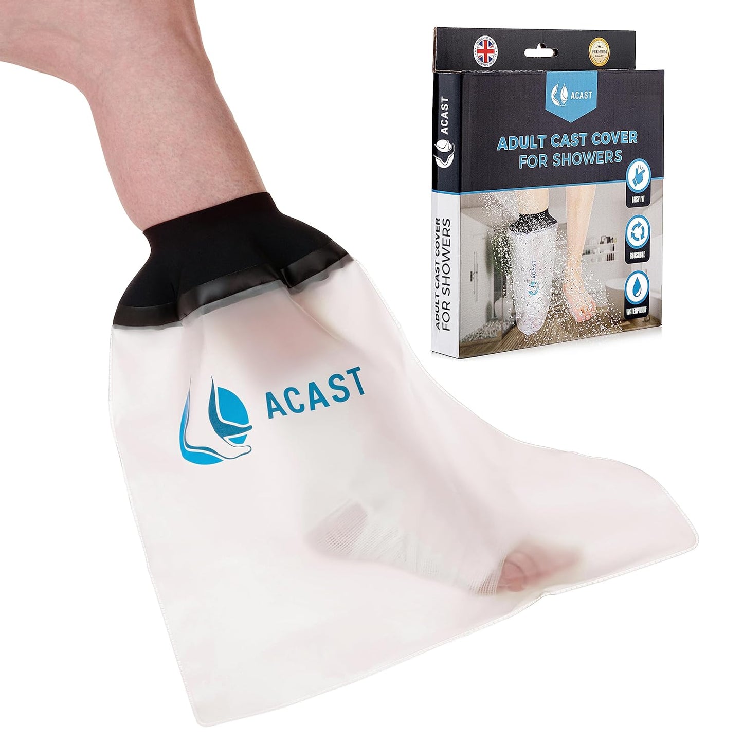 Foot Cast Cover For Shower